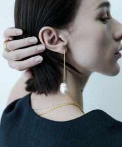SMELLY / スメリー ピアス・イヤリング | SMELLY so’　baroque pearl bar pierce