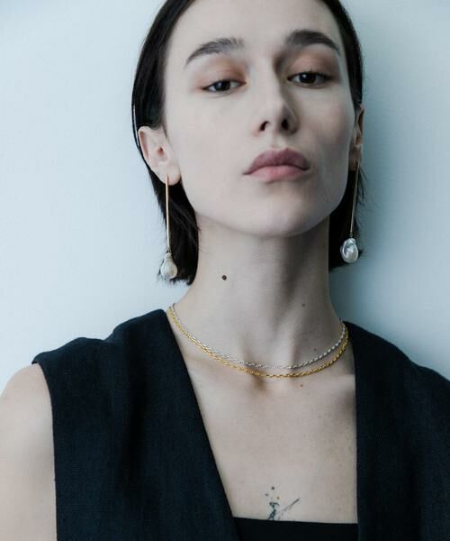 SMELLY / スメリー ピアス・イヤリング | SMELLY so’　baroque pearl bar pierce | 詳細2