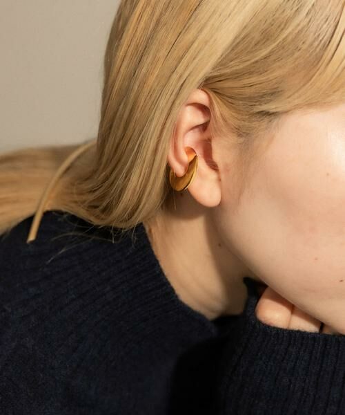 SMELLY / スメリー ピアス・イヤリング | SMELLY so’　flat circle earcuff gld | 詳細2
