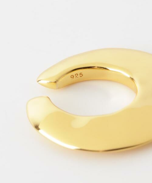SMELLY / スメリー ピアス・イヤリング | SMELLY so’　flat circle earcuff gld | 詳細6