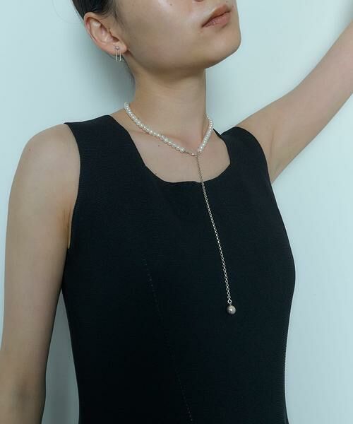 SMELLY / スメリー ネックレス・ペンダント・チョーカー | SMELLY so’　2way pearl necklace slv | 詳細7