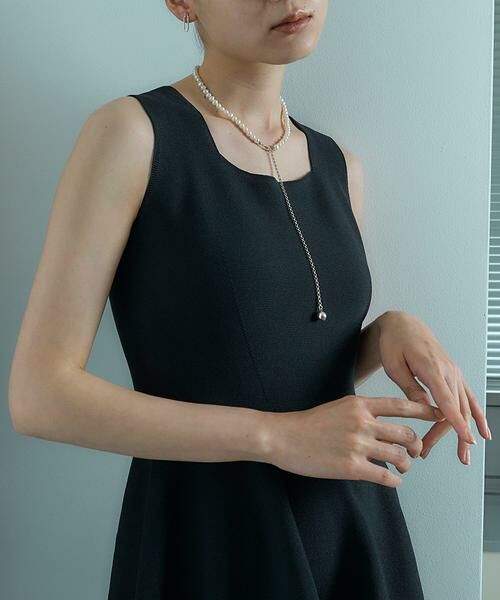 SMELLY / スメリー ネックレス・ペンダント・チョーカー | SMELLY so’　2way pearl necklace slv | 詳細8