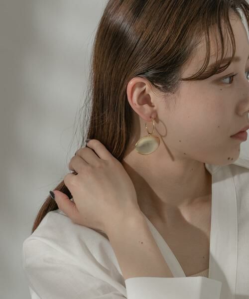 SMELLY / スメリー ピアス・イヤリング | メタルビッグオーバルピアス | 詳細4