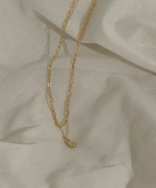 SMELLY / スメリー ネックレス・ペンダント・チョーカー | ドロップメタル2レンネックレス | 詳細8