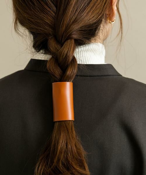 SMELLY / スメリー ヘアゴム・シュシュ | フェイクレザーヘアカフセット | 詳細1