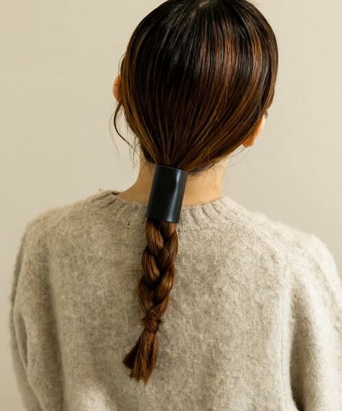 SMELLY / スメリー ヘアゴム・シュシュ | フェイクレザーヘアカフセット | 詳細7