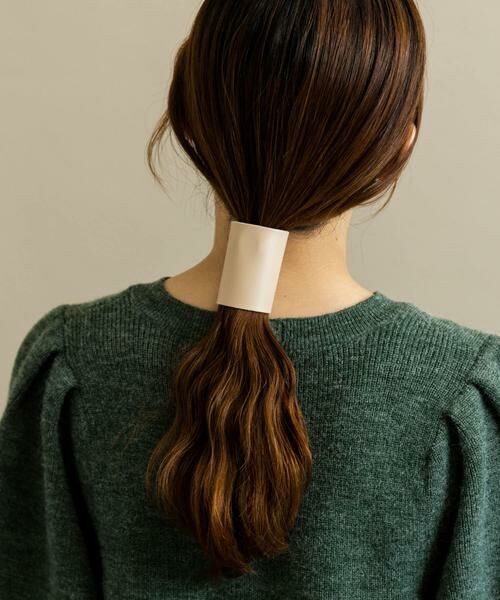 SMELLY / スメリー ヘアゴム・シュシュ | フェイクレザーヘアカフセット | 詳細13