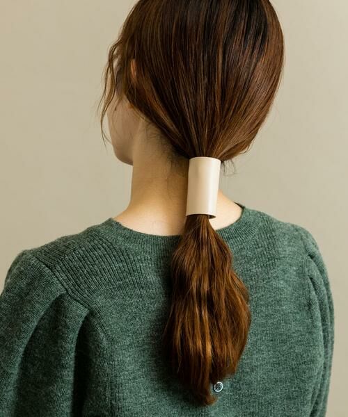 SMELLY / スメリー ヘアゴム・シュシュ | フェイクレザーヘアカフセット | 詳細15