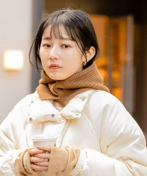 SMELLY/スメリー ニットバラクラバ ブラウン - SMELLY/スメリー ニットバラクラバ ブラウン -