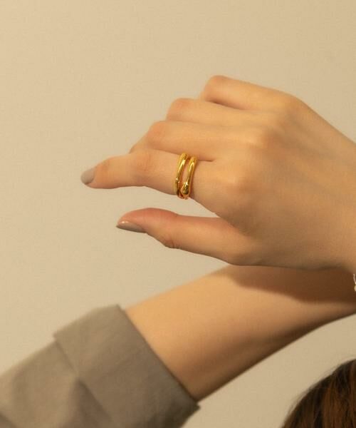 SMELLY / スメリー リング | SMELLY so’　dual line ring | 詳細1