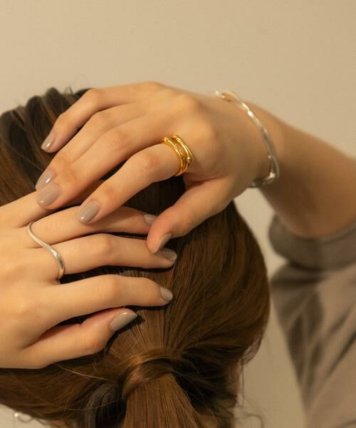 SMELLY / スメリー リング | SMELLY so’　dual line ring | 詳細2