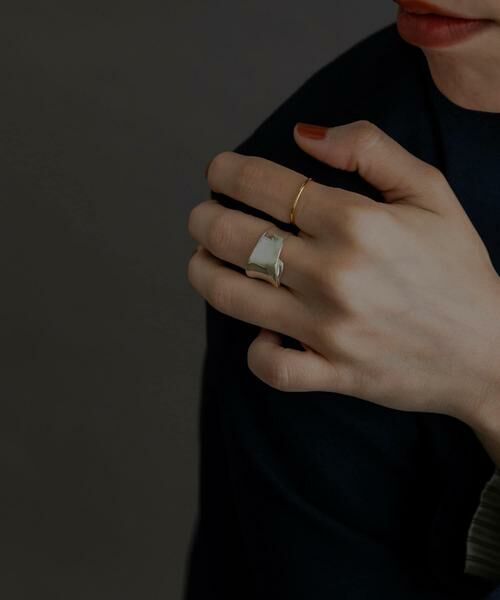 SMELLY / スメリー リング | SMELLY so’　flat roll ring | 詳細1