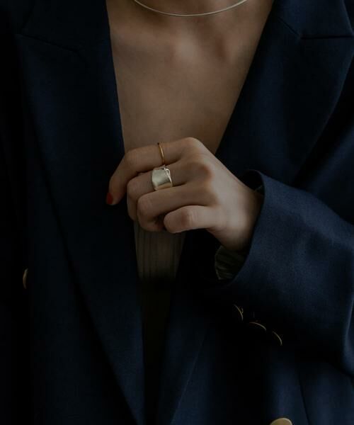 SMELLY / スメリー リング | SMELLY so’　flat roll ring | 詳細4