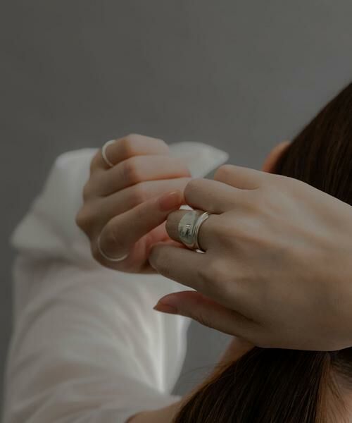 SMELLY / スメリー リング | SMELLY so’　flat roll ring | 詳細6