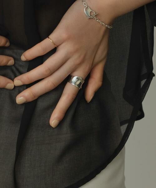 SMELLY / スメリー リング | SMELLY so’　flat roll ring | 詳細8