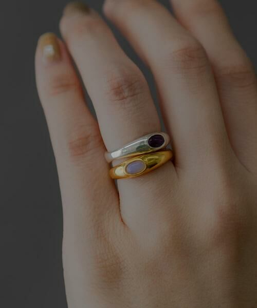 SMELLY / スメリー リング | SMELLY so’　stone line ring | 詳細4