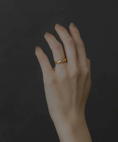 SMELLY / スメリー リング | SMELLY so’　stone line ring | 詳細2