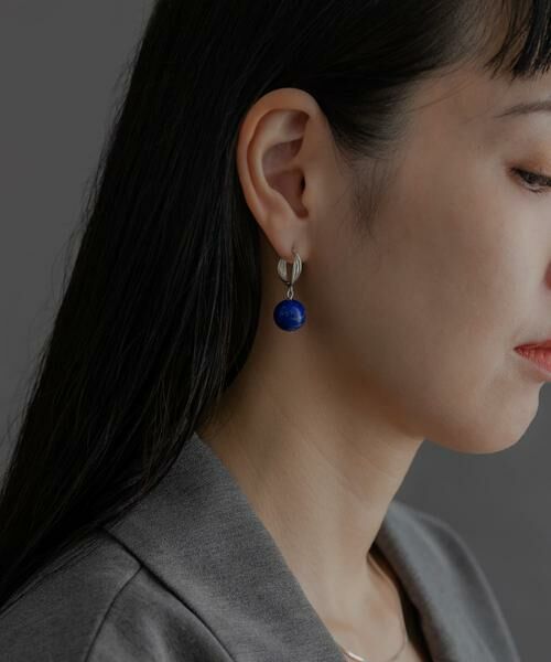 SMELLY / スメリー ピアス・イヤリング | SMELLY so’　lapis lazuli pierce | 詳細9