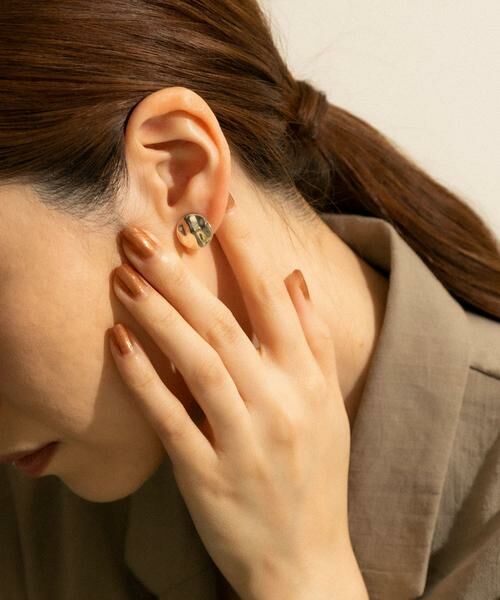 SMELLY / スメリー ピアス・イヤリング | SMELLY so’　nuance circle earring | 詳細2