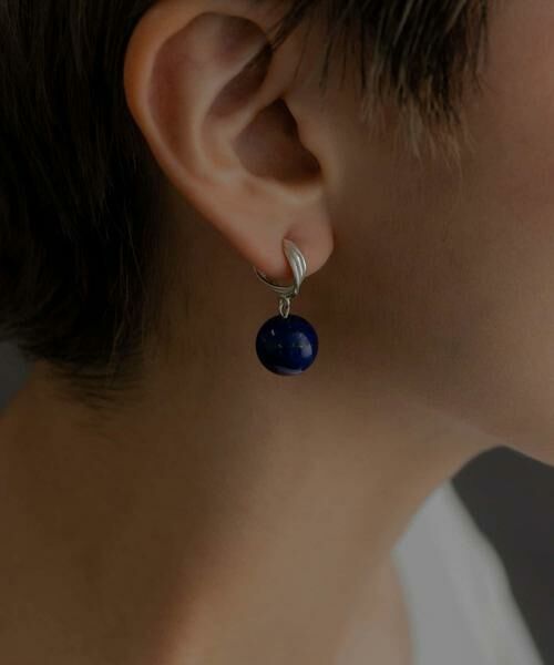 SMELLY / スメリー ピアス・イヤリング | SMELLY so’　lapis lazuli  earring | 詳細1