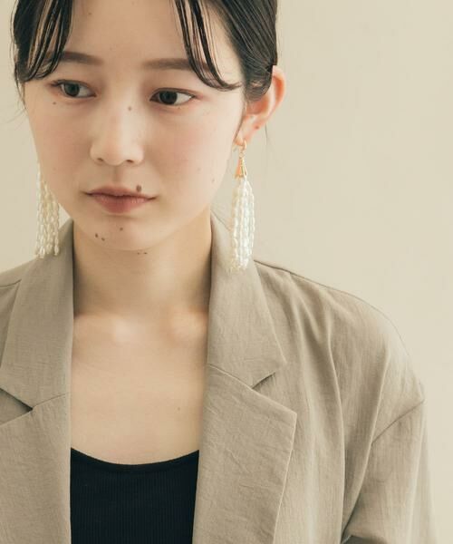 SMELLY / スメリー ピアス・イヤリング | バロックパールフリンジピアス | 詳細1