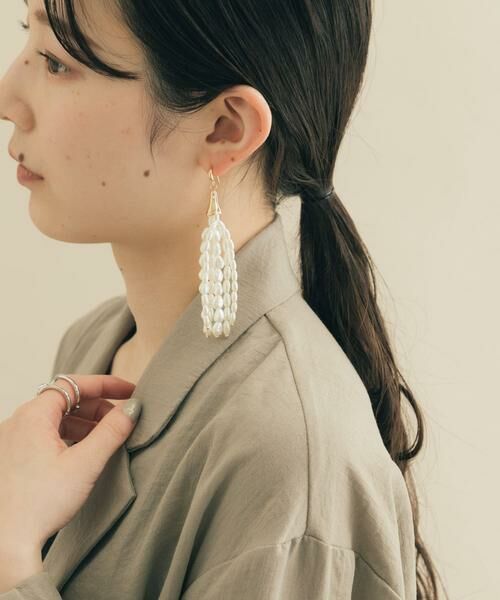 SMELLY / スメリー ピアス・イヤリング | バロックパールフリンジピアス | 詳細2