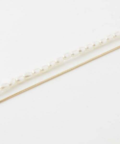 SMELLY / スメリー ネックレス・ペンダント・チョーカー | パールスネークチェーン2セットネックレス | 詳細7