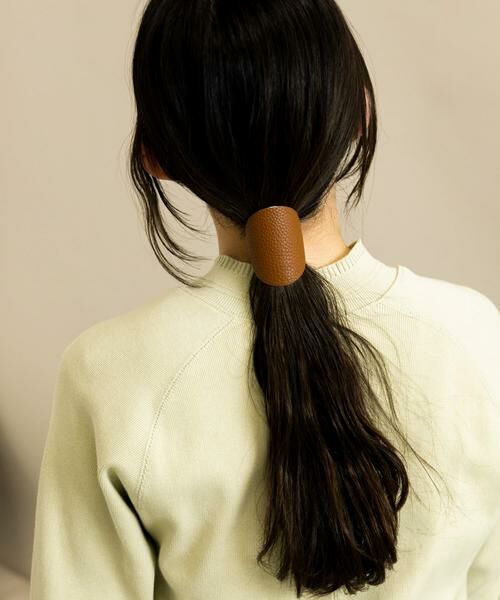 SMELLY / スメリー ヘアゴム・シュシュ | フェイクレザーサークルヘアカフセット | 詳細2