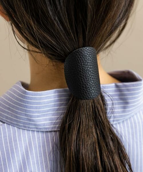 SMELLY / スメリー ヘアゴム・シュシュ | フェイクレザーサークルヘアカフセット | 詳細6