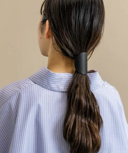 SMELLY / スメリー ヘアゴム・シュシュ | フェイクレザーサークルヘアカフセット | 詳細7