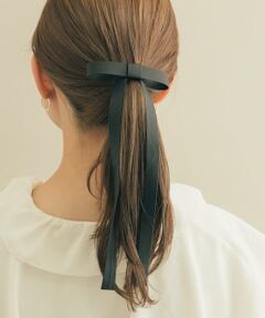 SMELLY / スメリー ヘアゴム・シュシュ | フェイクレザーリボンヘアカフセット