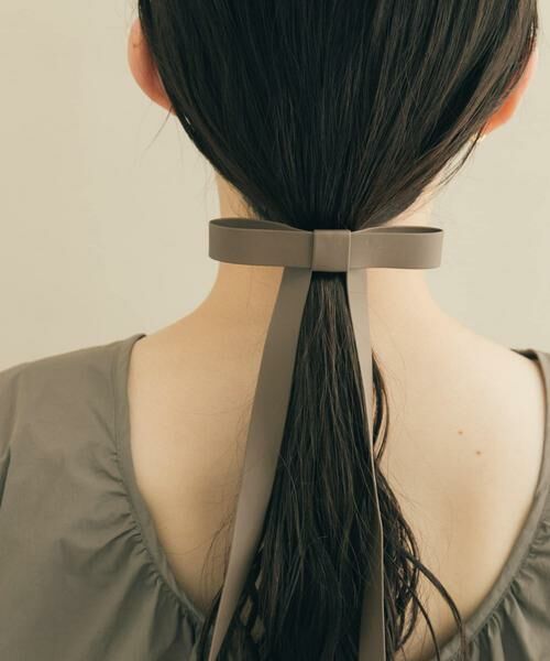 SMELLY / スメリー ヘアゴム・シュシュ | フェイクレザーリボンヘアカフセット | 詳細1