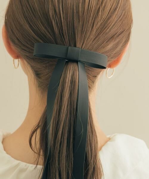 SMELLY / スメリー ヘアゴム・シュシュ | フェイクレザーリボンヘアカフセット | 詳細4
