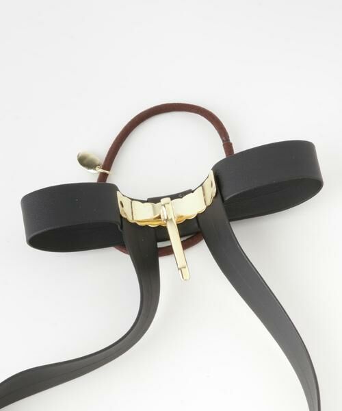 SMELLY / スメリー ヘアゴム・シュシュ | フェイクレザーリボンヘアカフセット | 詳細8
