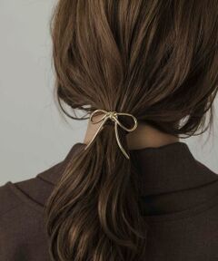 SMELLY / スメリー ヘアゴム・シュシュ | メタルノットリボンヘアカフセット