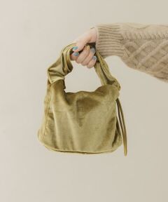 SMELLY / スメリー ハンドバッグ | ドローコードベロアバッグ