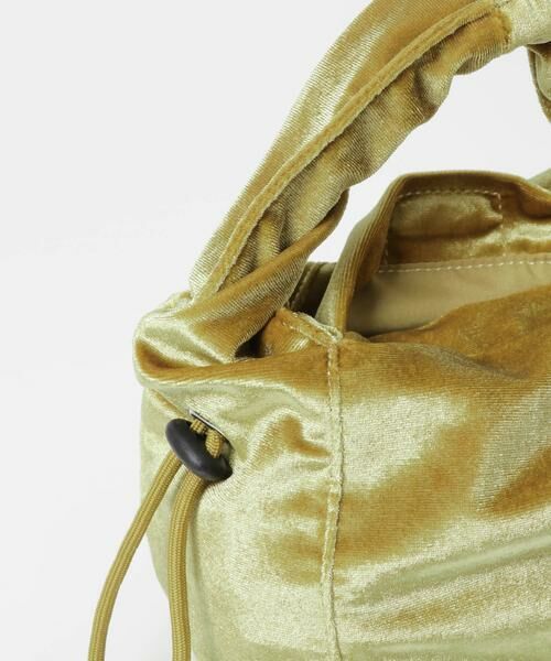 SMELLY / スメリー ハンドバッグ | ドローコードベロアバッグ | 詳細6