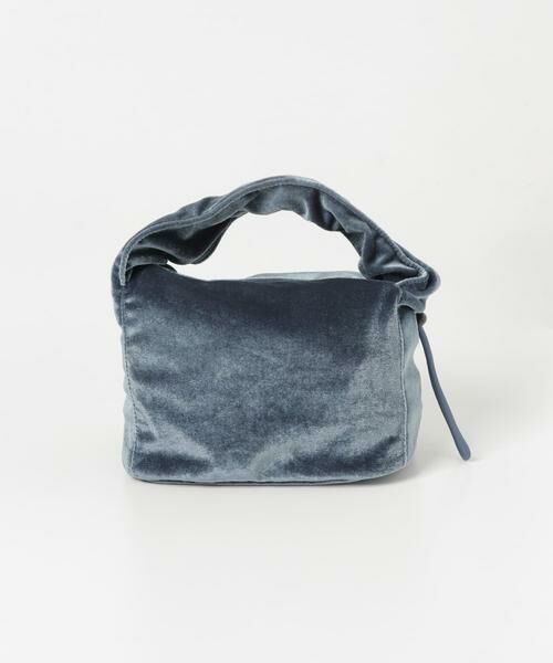 SMELLY / スメリー ハンドバッグ | ドローコードベロアバッグ | 詳細11