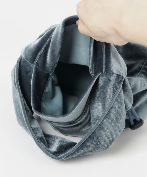 SMELLY / スメリー ハンドバッグ | ドローコードベロアバッグ | 詳細14