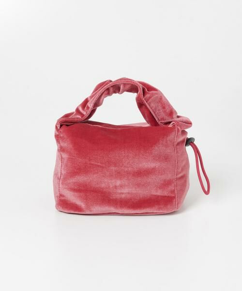 SMELLY / スメリー ハンドバッグ | ドローコードベロアバッグ | 詳細19