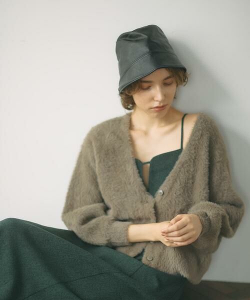 SMELLY / スメリー ハット | フロントラインフェイクレザーハット | 詳細11