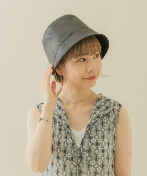 SMELLY / スメリー ハット | フロントラインフェイクレザーハット | 詳細20