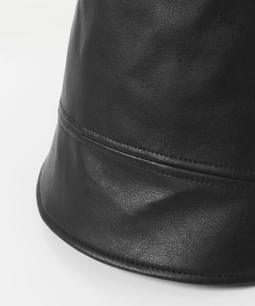 SMELLY / スメリー ハット | フロントラインフェイクレザーハット | 詳細24