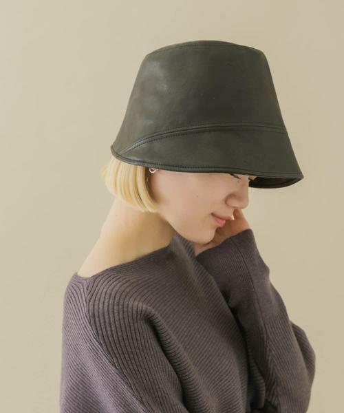 SMELLY / スメリー ハット | フロントラインフェイクレザーハット | 詳細16