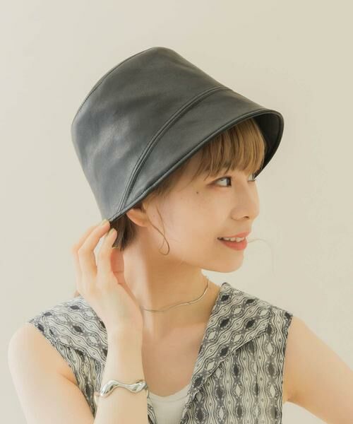 SMELLY / スメリー ハット | フロントラインフェイクレザーハット | 詳細17