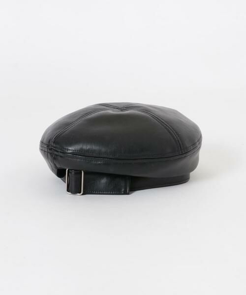 SMELLY / スメリー ハンチング・キャスケット・ベレー帽 | フェイクレザーバックルベレー | 詳細17
