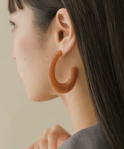 SMELLY / スメリー ピアス・イヤリング | カラーオーバルボリュームピアス | 詳細1