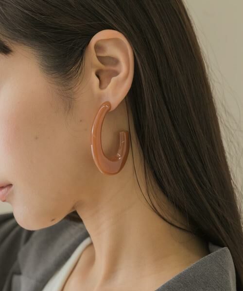 SMELLY / スメリー ピアス・イヤリング | カラーオーバルボリュームピアス | 詳細2