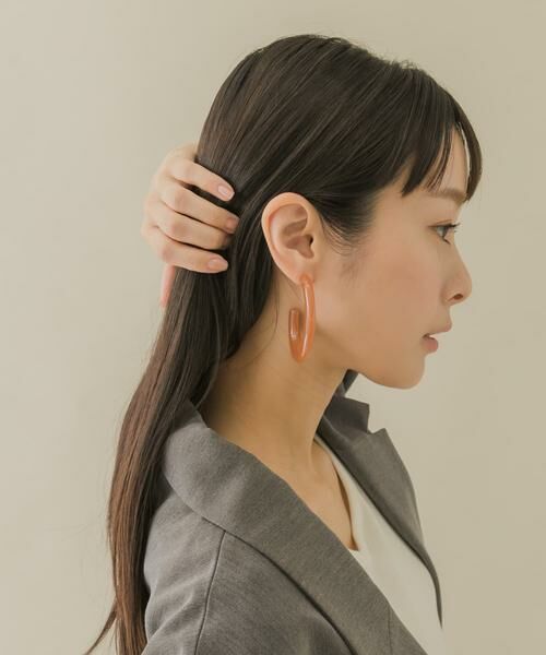 SMELLY / スメリー ピアス・イヤリング | カラーオーバルボリュームピアス | 詳細4