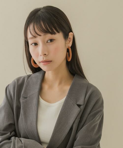 SMELLY / スメリー ピアス・イヤリング | カラーオーバルボリュームピアス | 詳細5